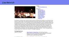 Desktop Screenshot of lisaheinrich.com